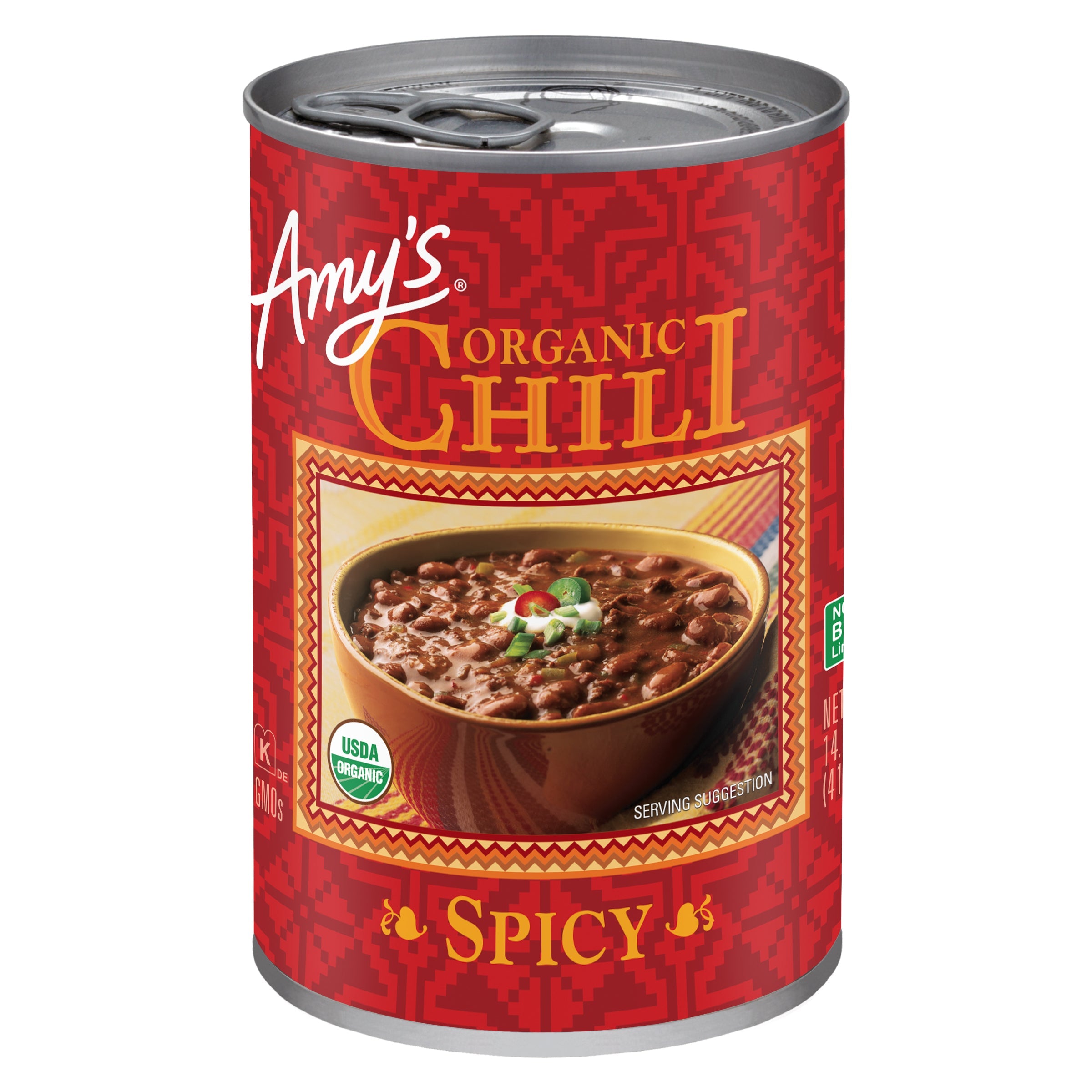 Amy's - Organic Chili Spicy, 14.7 Oz | Pack Of 12