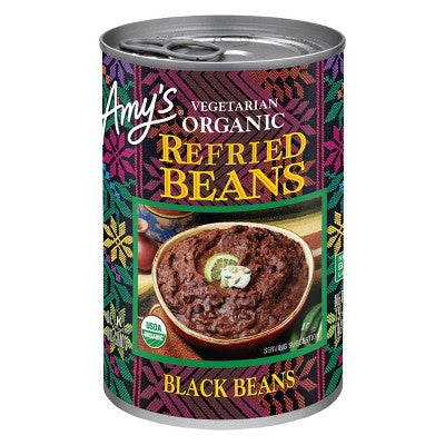 Amy's - Organic Refried Black Beans, 15.4 Oz | Pack Of 12