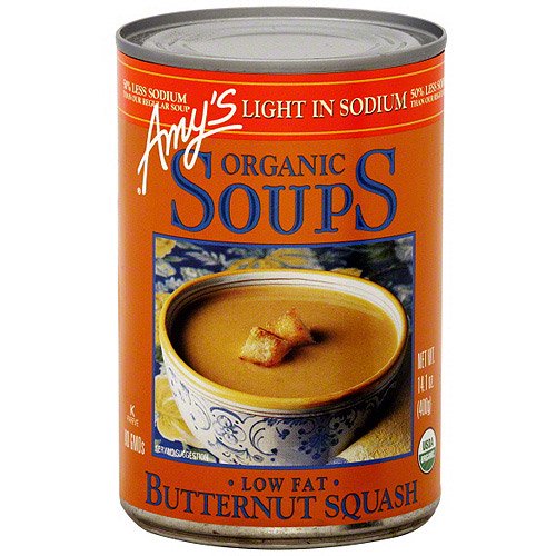 Amy's - Organic Butternut Squash Soup, Light In Sodium, 14.1 Oz | Pack Of 12