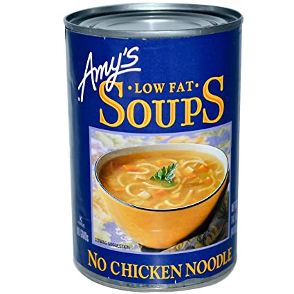 Amy's - Organic Low Fat Soup No Chicken Noodle - 14.1 Fl Oz | Pack Of 12