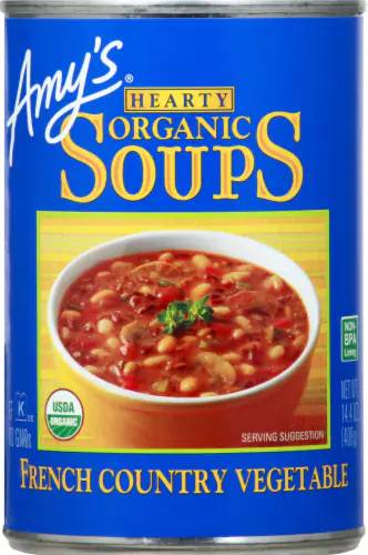 Amy's - Hearty French Country Vegetable Soup - 14.4 Oz | Pack Of 12