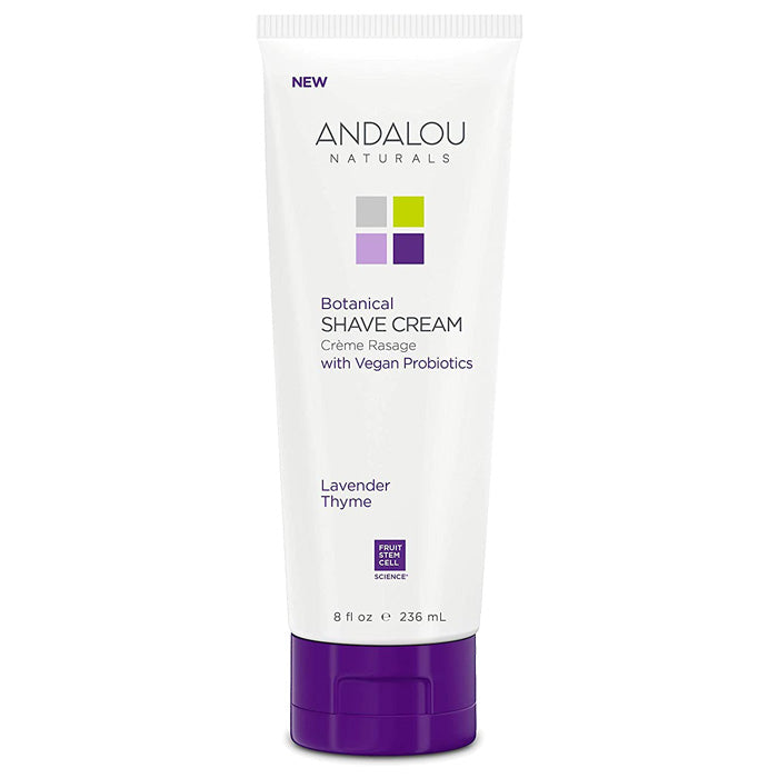 Andalou Naturals - Botanical Shave Cream Lavender Thyme, 8 fl oz