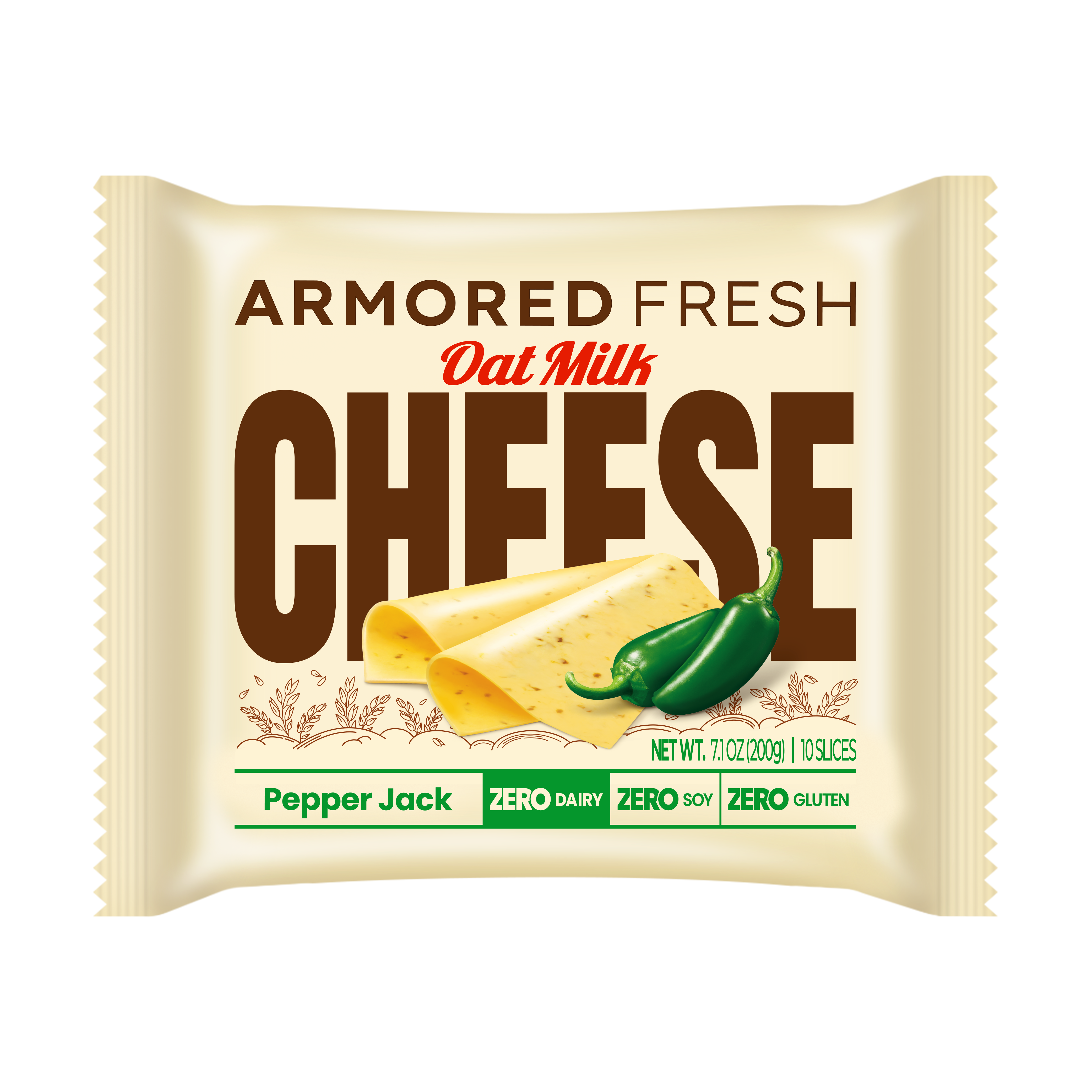 Armored Fresh - Oatmilk Pepper Jack Slices, 7.1oz