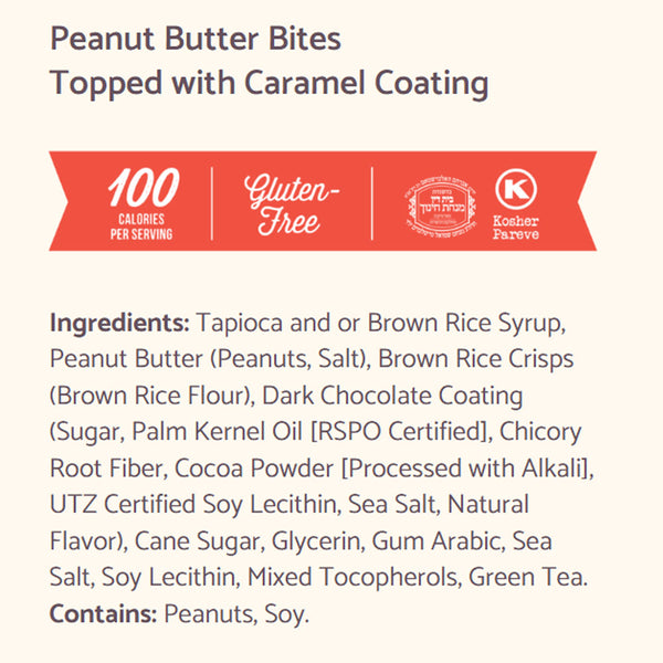 Artisinal Treats - Peanut Butter Bites - Caramel, 4.8oz