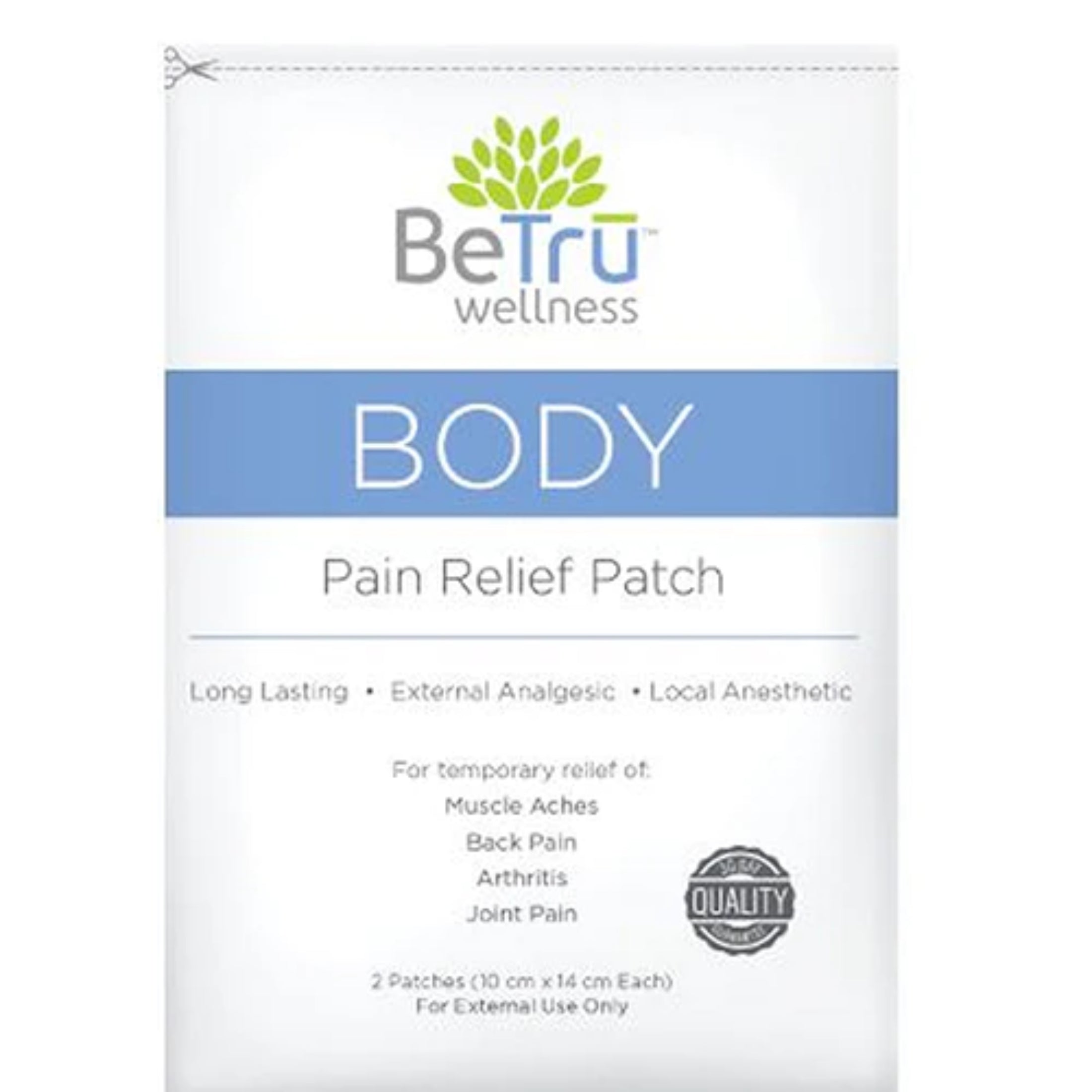 Be Tru Wellness - Body Patch, 2 ea - Pack of 1