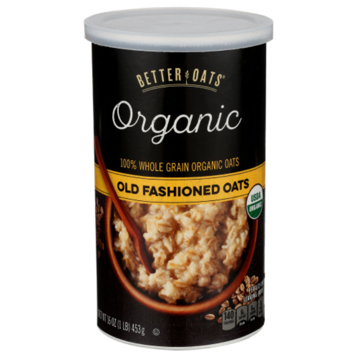 Better Oats - Old Fashioned Rolled Oats Organic, 16 oz - Pack of 12