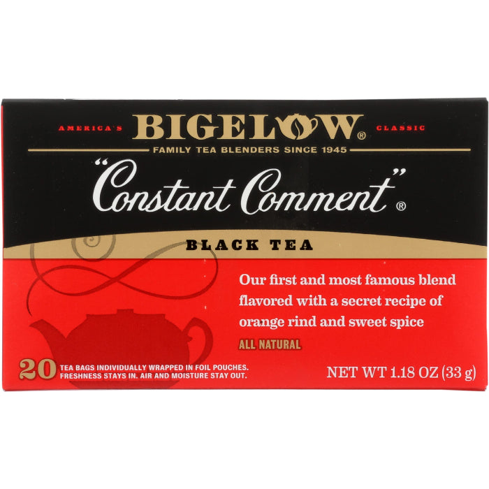 Bigelow - Tea Constant Comment, 20 Bags, 1.18 OZ - Pack Of 6