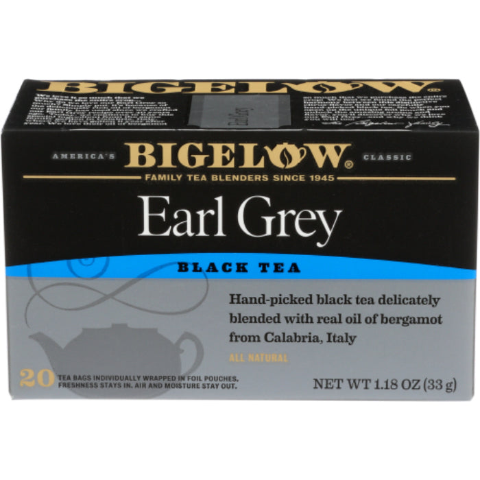 Bigelow - Tea Earl Grey, 20 Bags, 1.18 OZ - Pack Of 6