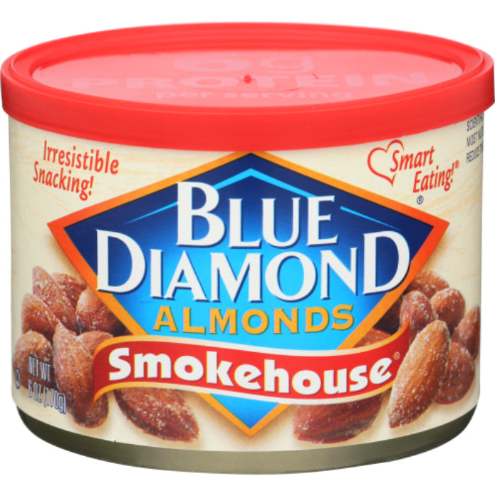 Blue Diamond - Almond Smoked Tins, 6 oz - Pack of 12