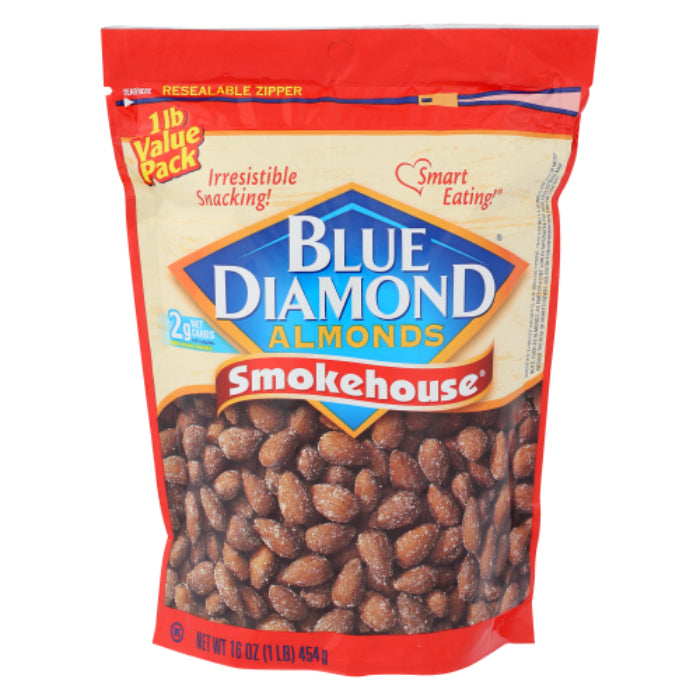 Blue Diamond - Almond Smokehouse, 16 oz - Pack of 6