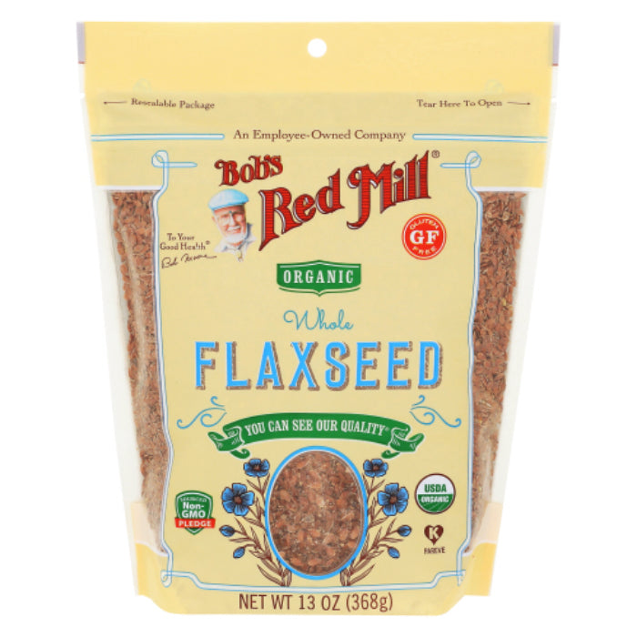 Bob's Red Mill - Flaxseed, Brown, Organic, 13 OZ - Pack of 4