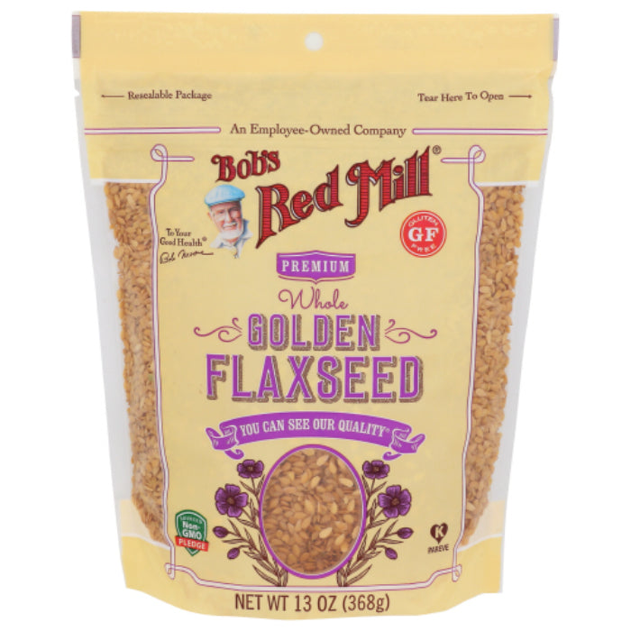 Bob's Red Mill - Flaxseed, Golden, 13 OZ - Pack of 4