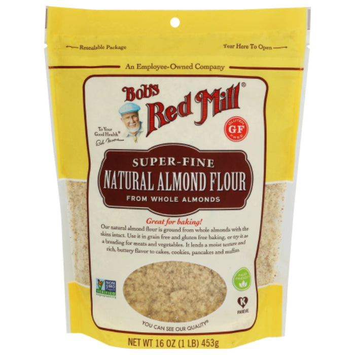 Bob's Red Mill - Flour, Almond, Natural, 16 OZ - Pack of 4