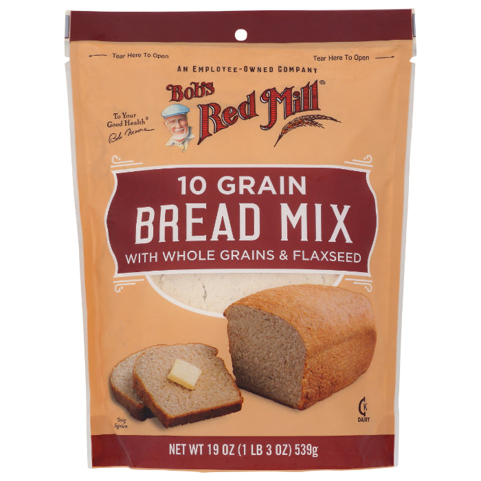 Bob's Red Mill - Mix, Bread, 10 Grain, 19 OZ - Pack of 4