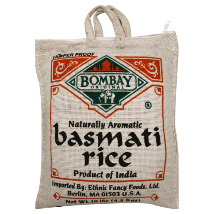 Bombay - Rice Basmati White, 10 lb - Pack of 1