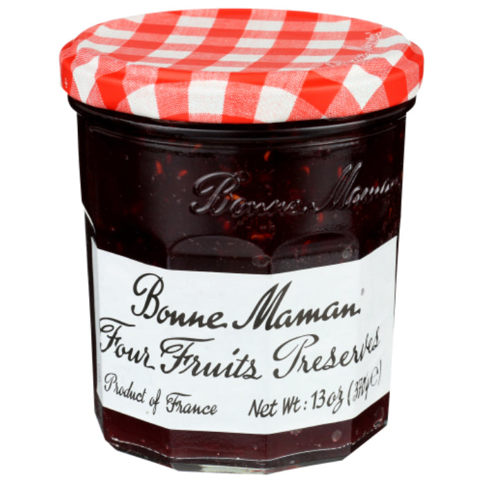 Bonne Maman - 4 Fruits Preserves, 13 oz (Pack of 6)