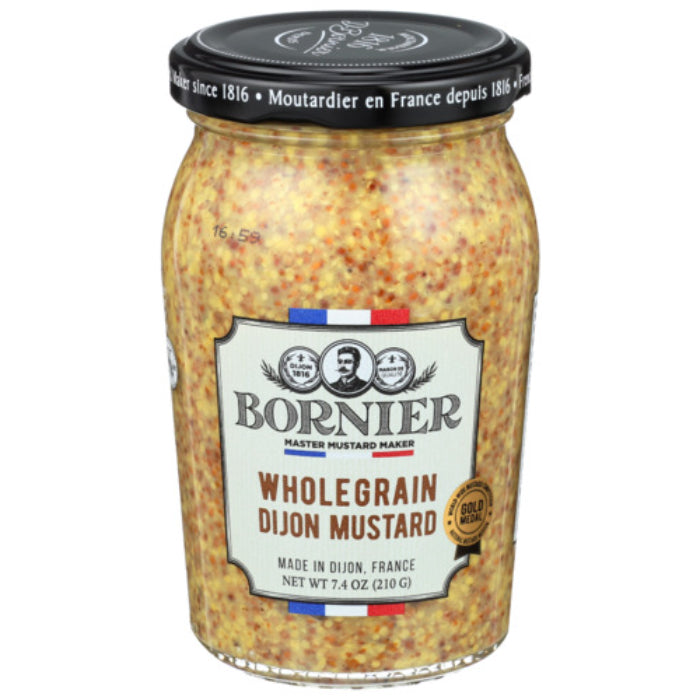 Borner - Whole Grain Mustard, 7.4 oz - Pack of 6