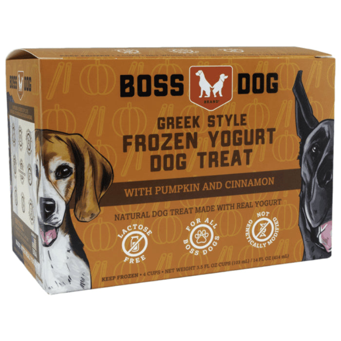 Boss Dog Brand Inc - Yogurt Frozen Pumpkin Cinnamon, 14 oz - Pack of 1