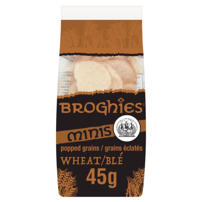 Broghies - WHEAT MINIS BROGHIES, 45 GM (Pack of 18)