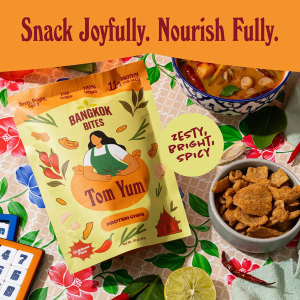 Bankok Bites - Protein Chips - Tom Yum, 1.05oz