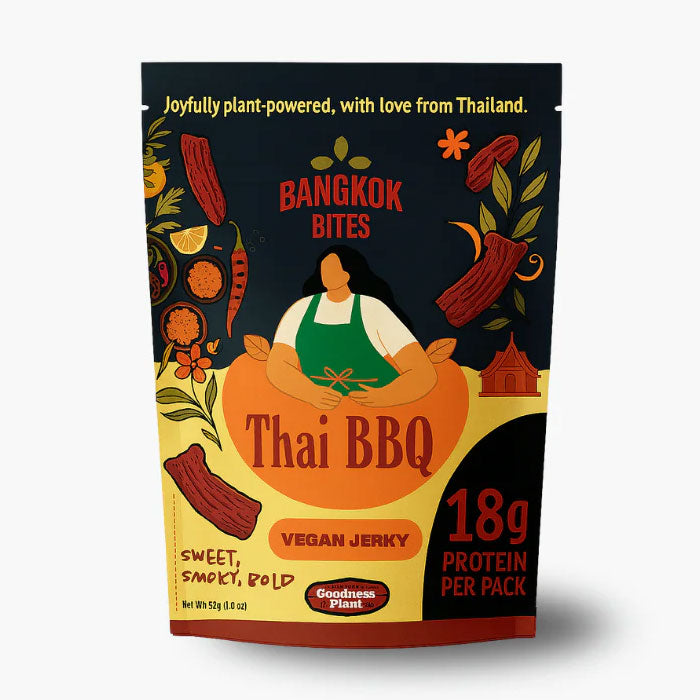 Bankok Bites - Vegan Jerky - Thai BBQ, 2oz