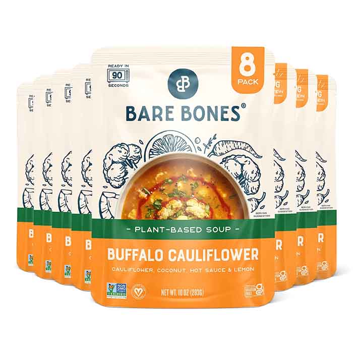 Bare Bones - Soup Buffalo Cauliflower, 10 Oz - Pack of 8