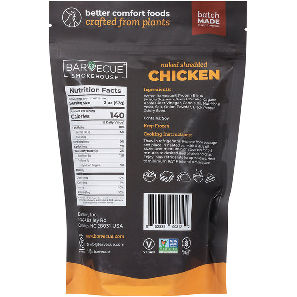 Barvecue - Crafted from Plants - Naked Shredded Chicken, 10oz
