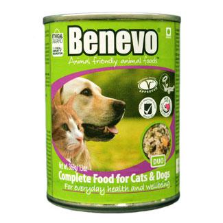 Benevo Duo Canned Vegan Cat and Dog Food Multiple Size Vegan Essentials