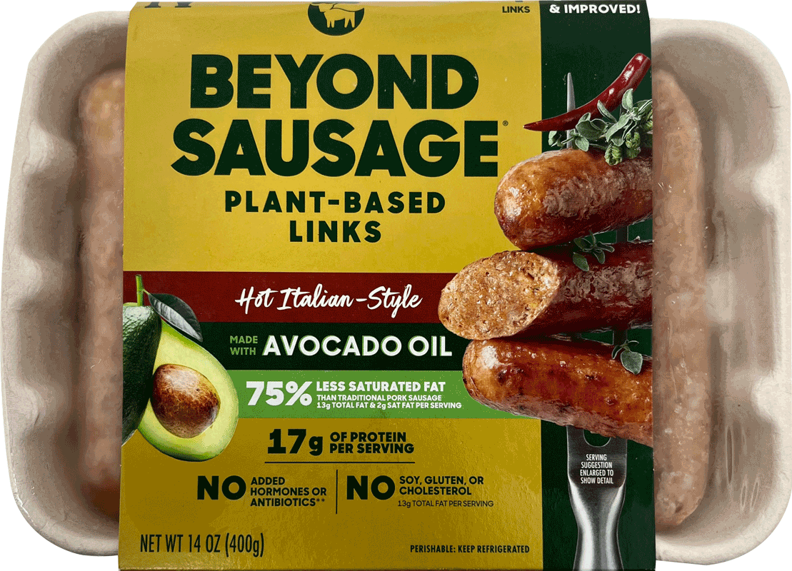 Beyond Meat - Plant-Based Sausage Links, Hot Italian, 14oz