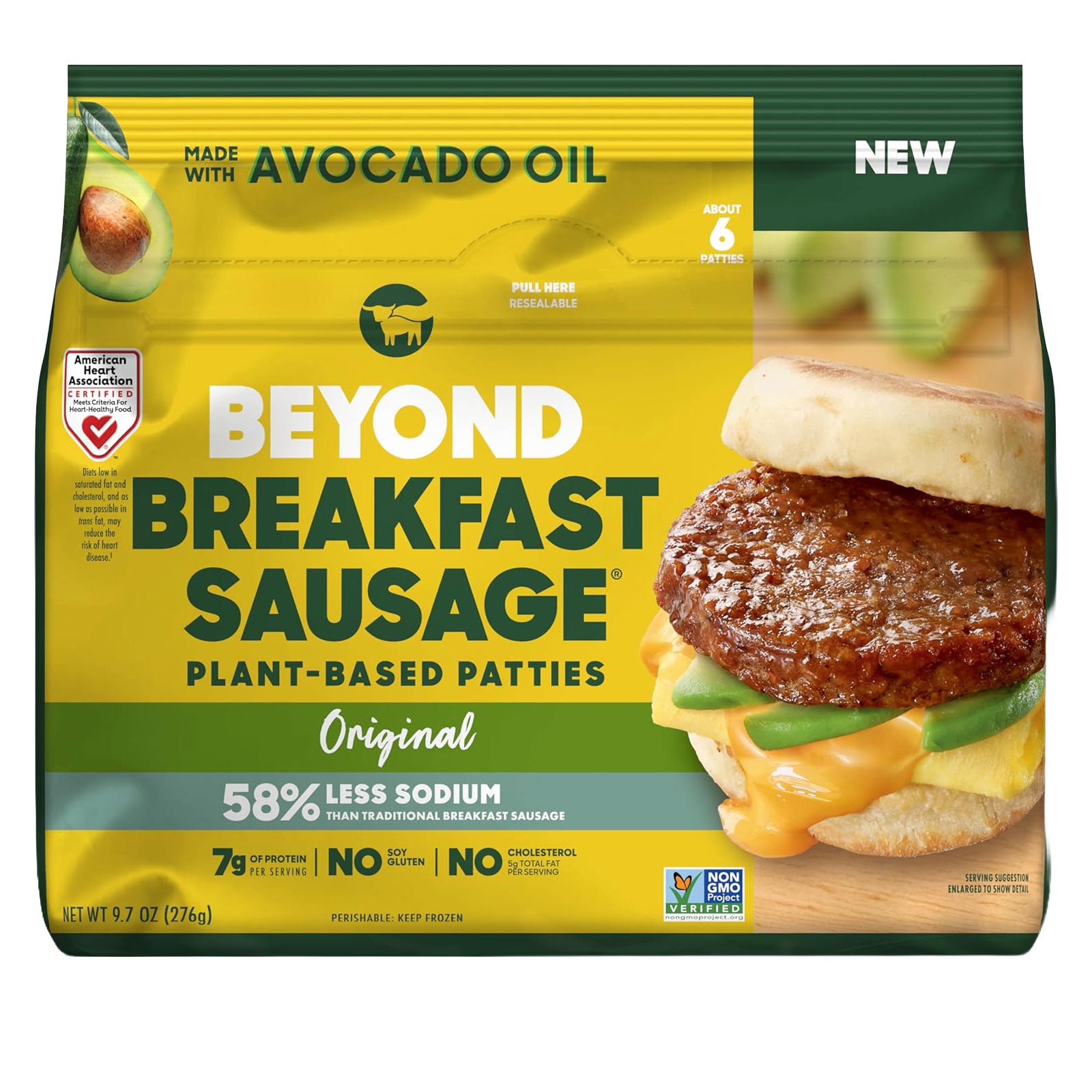 Beyond Meat - Breakfast Sausage Patties - Original, 9.7oz