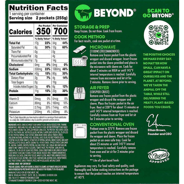 Beyond Meat - Pizza Bakes - Pepperoni Pizza 2 pk, 9oz