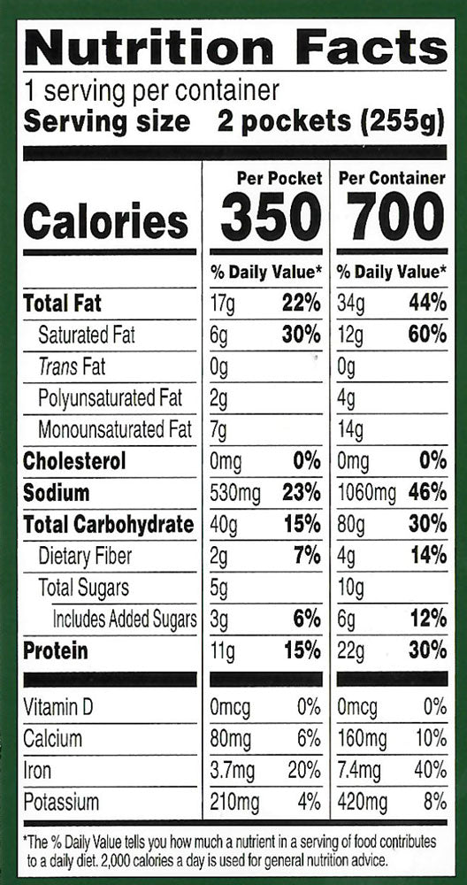 Beyond Meat - Pizza Bakes - Pepperoni Pizza 2 pk, 9oz