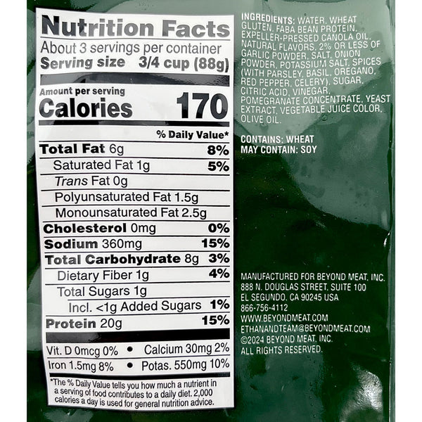 Beyond Meat - Plant-Based Steak - Chimichuri, 10oz