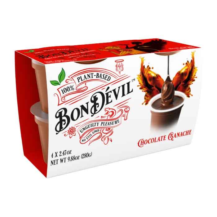 Bon Devil - Ganache Salted Caramel 4Pk, 9.88 oz - Pack of 6