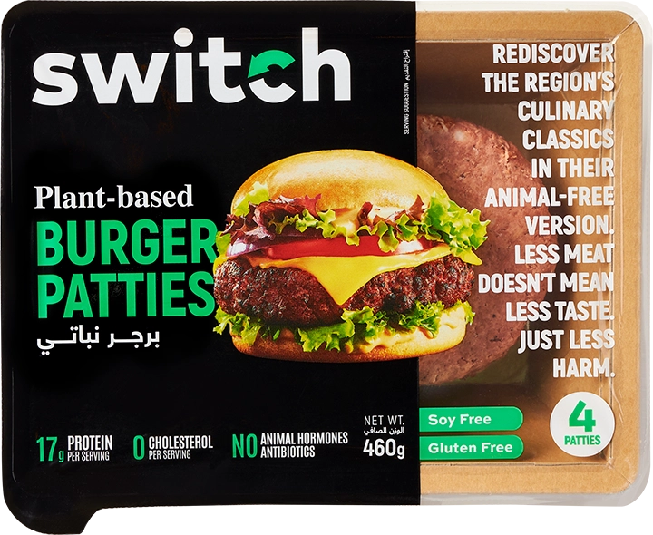 Switch - Plant-Based - Burger Patties, 8oz