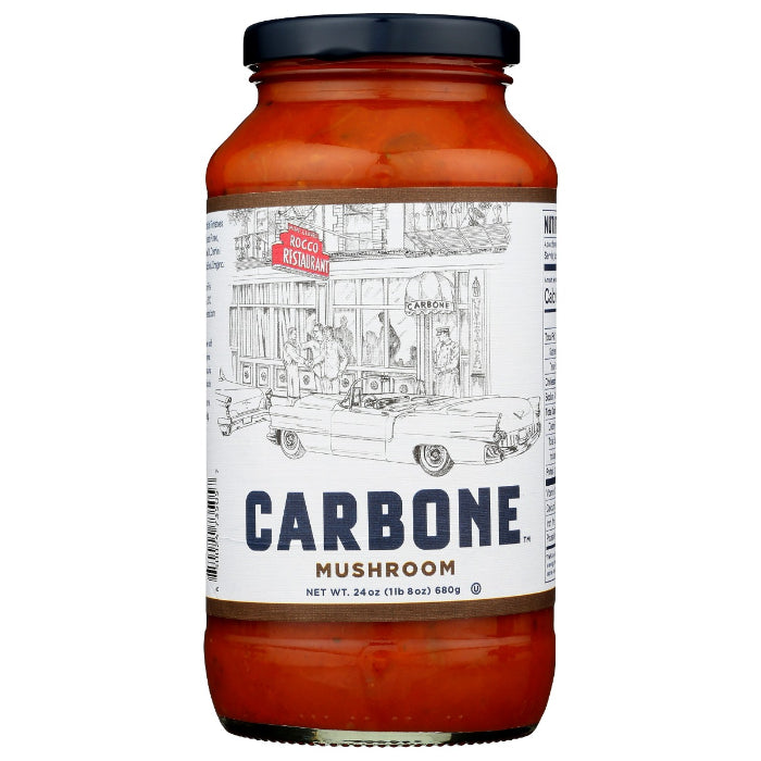 Carbone - Mushroom Marinara Pasta Sauces, 24 Oz (Pack Of 6)