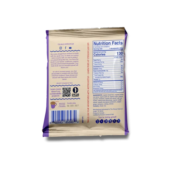 Stroop Club - Chai Caramel Stroopwafel, 2.1oz