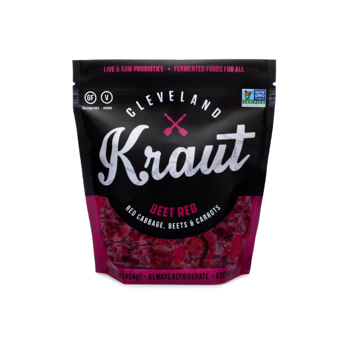 Cleveland Kitchen - Sauerkraut Beet Red, 16 Oz (Pack of 6)