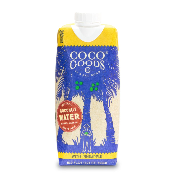 Cocogoods Co - Coconut Water Pineapple, 16.9 Floz (Pack Of 12)