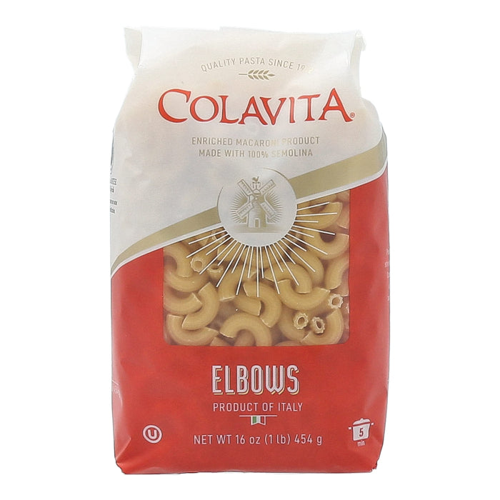 Colavita - Elbows Pasta, 1 Lb (Pack Of 20)