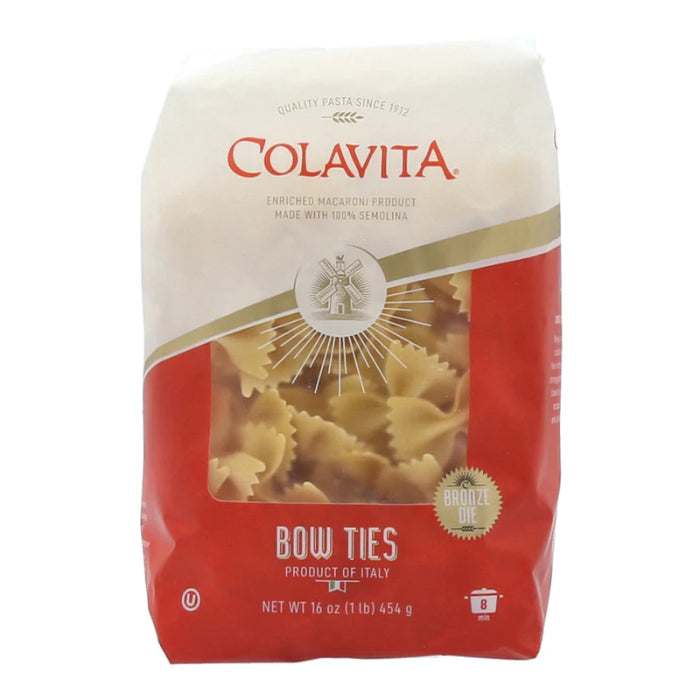 Colavita - Farfalle Bow Ties Pasta, 1 Lb (Pack Of 20)