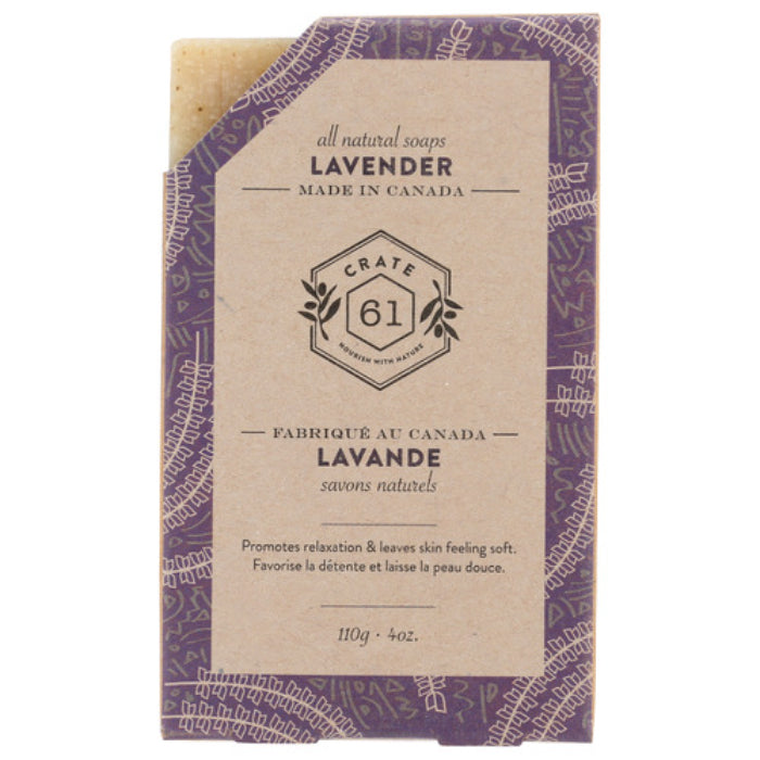 Crate 61 - Lavendar Soap Bar, 4 Oz (Pack Of 8)