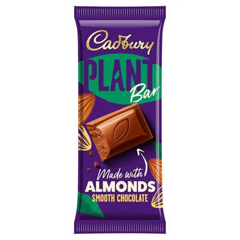 Cadbury - Plant Bar Smooth Chocolate with Almonds, 100g