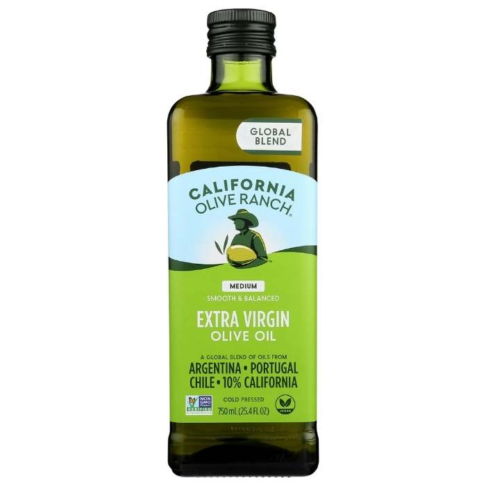 California Olive Ranch - Global Everyday Extra Virgin Olive Oil 750ml, 25.4 Floz (Pack Of 6)