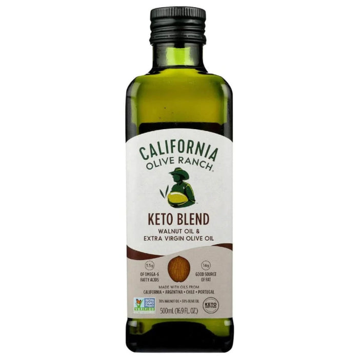 California Olive Ranch - Walnut Oil Extra Virgin Olive Oil Blend, 16.9 floz (Pack Of 6)