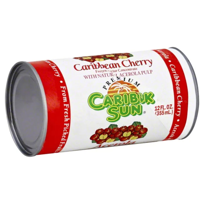 Caribik Sun Juice - Cherry Frozen, 12 Oz (Pack Of 24)