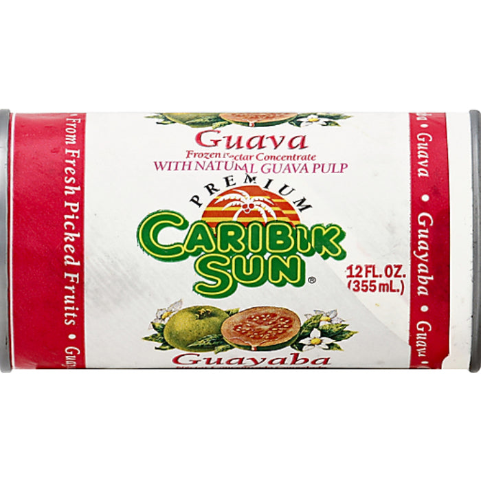 Caribik - Sun Juice Guava Frozen, 12 Oz (Pack Of 24)