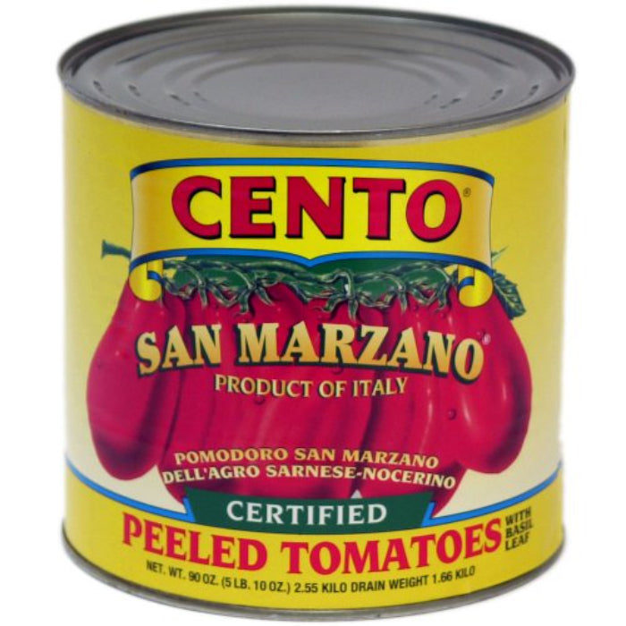 Cento - San Marzano Peeled Tomatoes, 90 Oz (Pack of 6)