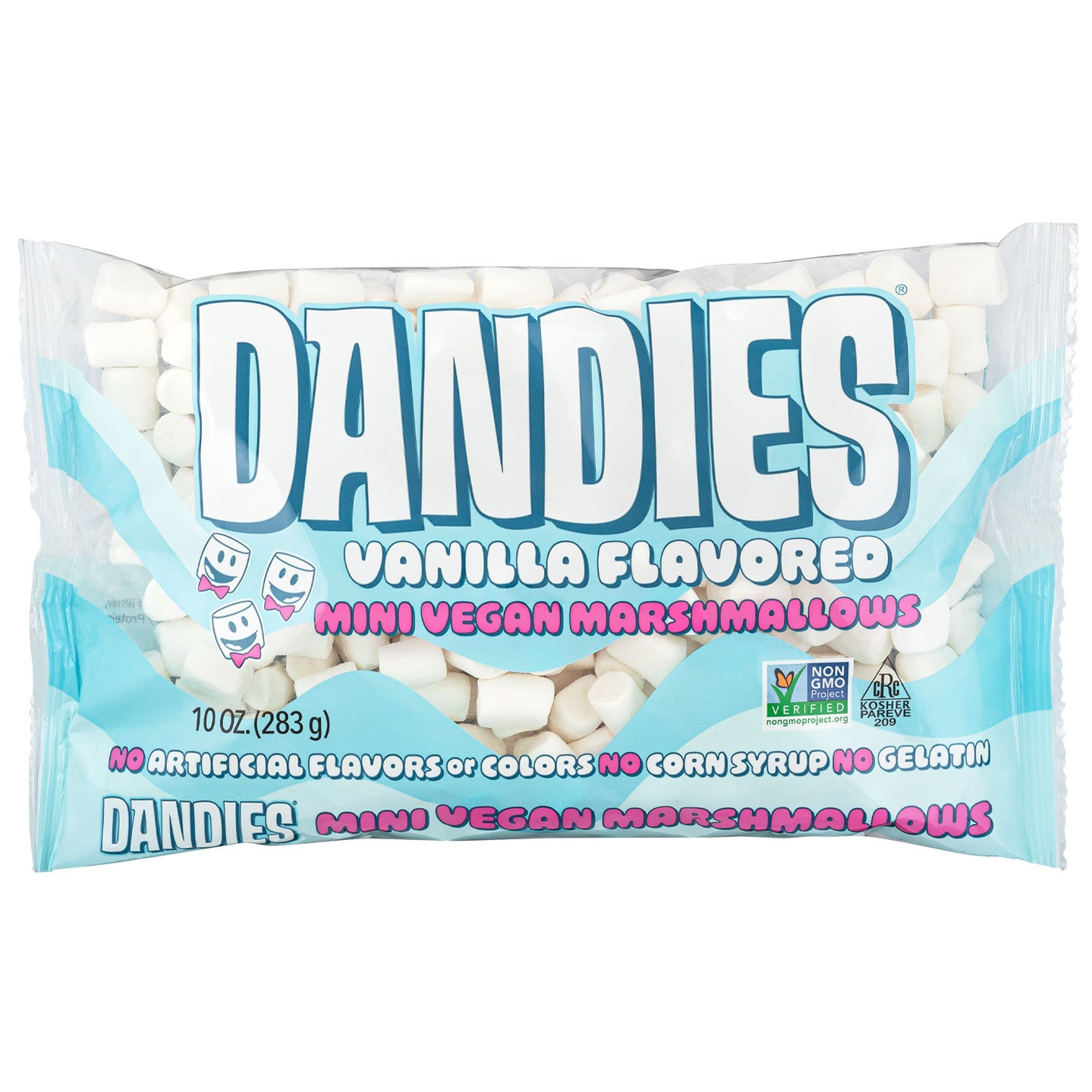 Dandies - Vegan Marshmallows - Vanilla Minis, 10oz