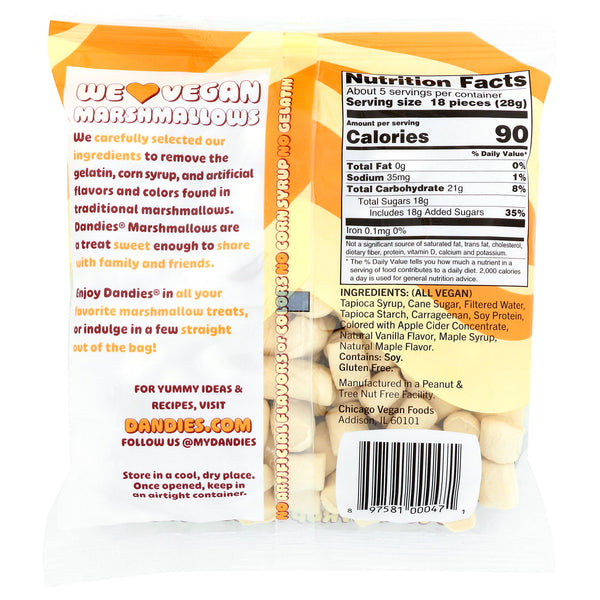 Dandies - Vegan Marshmallows - Maple Minis, 5oz